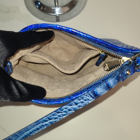 Brahmin Electric Blue Lorelei Restored With Art By A Brahmin Lover - Picture 7 of 11